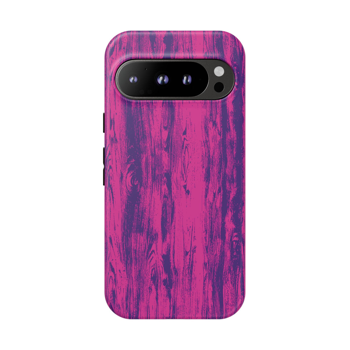 Pink Purple Wood Tough Phone Case iPhone, Galaxy, or Google Pixel