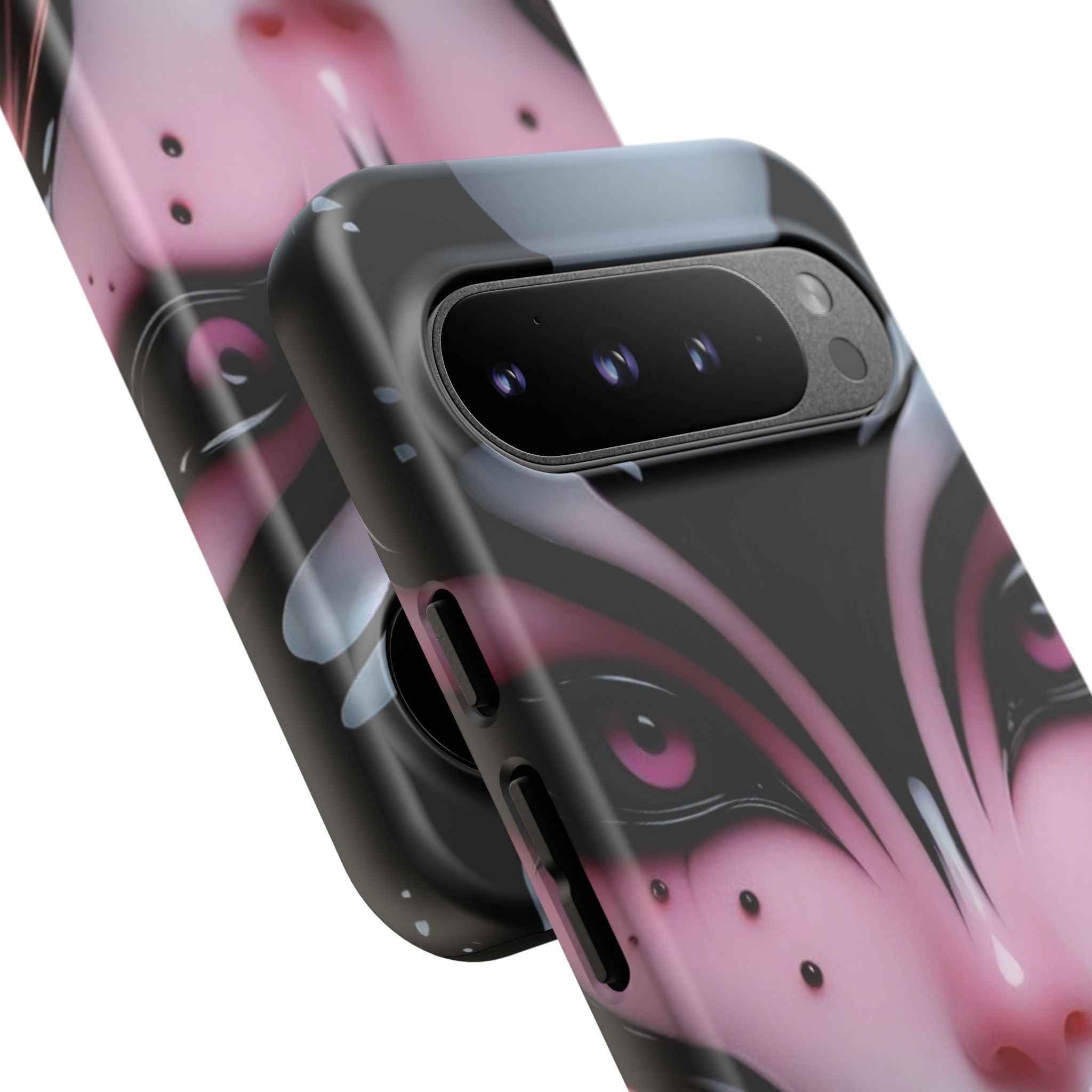 Pink Alien Tough Phone Case for iPhone, Galaxy, or Google Pixel
