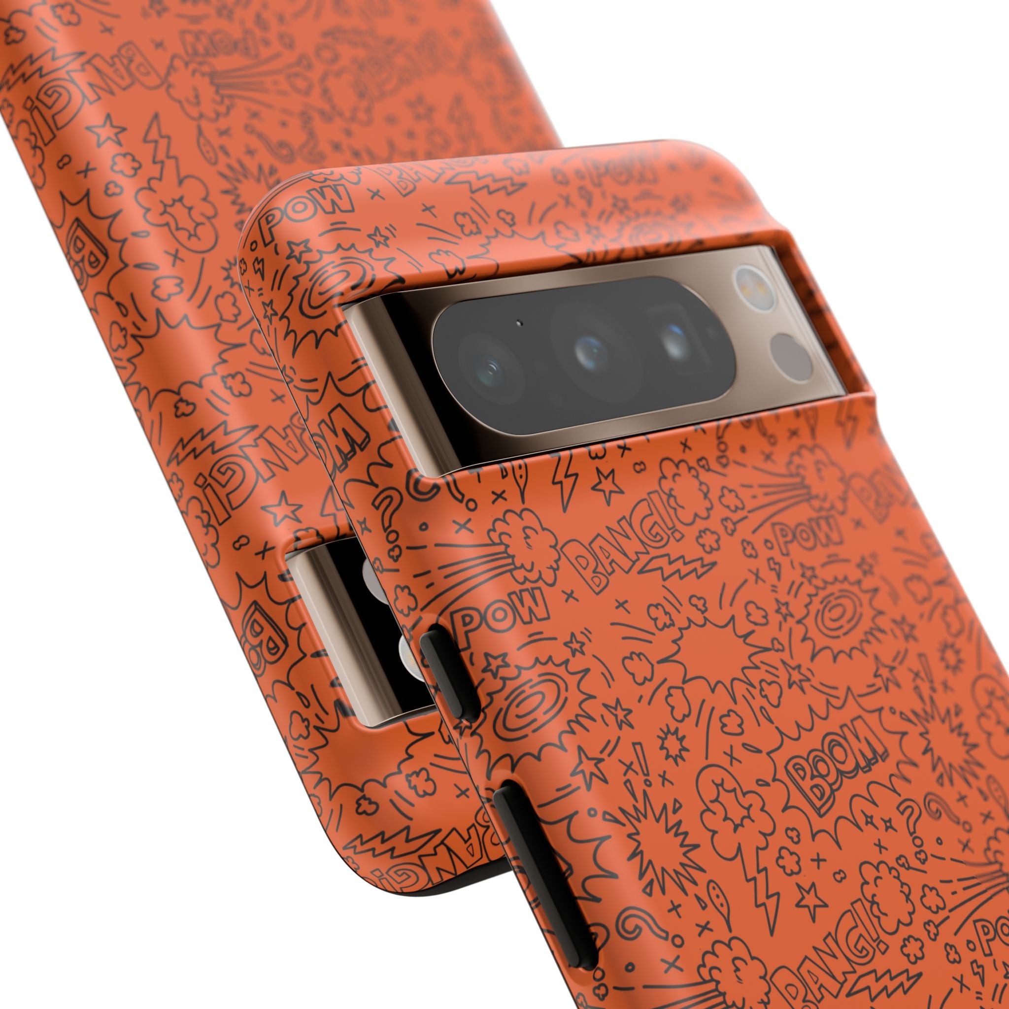 Wow Orange Tough Case for iPhone, Galaxy, or Google Pixel