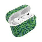 Blue and Green Zebra AirPod Cases
