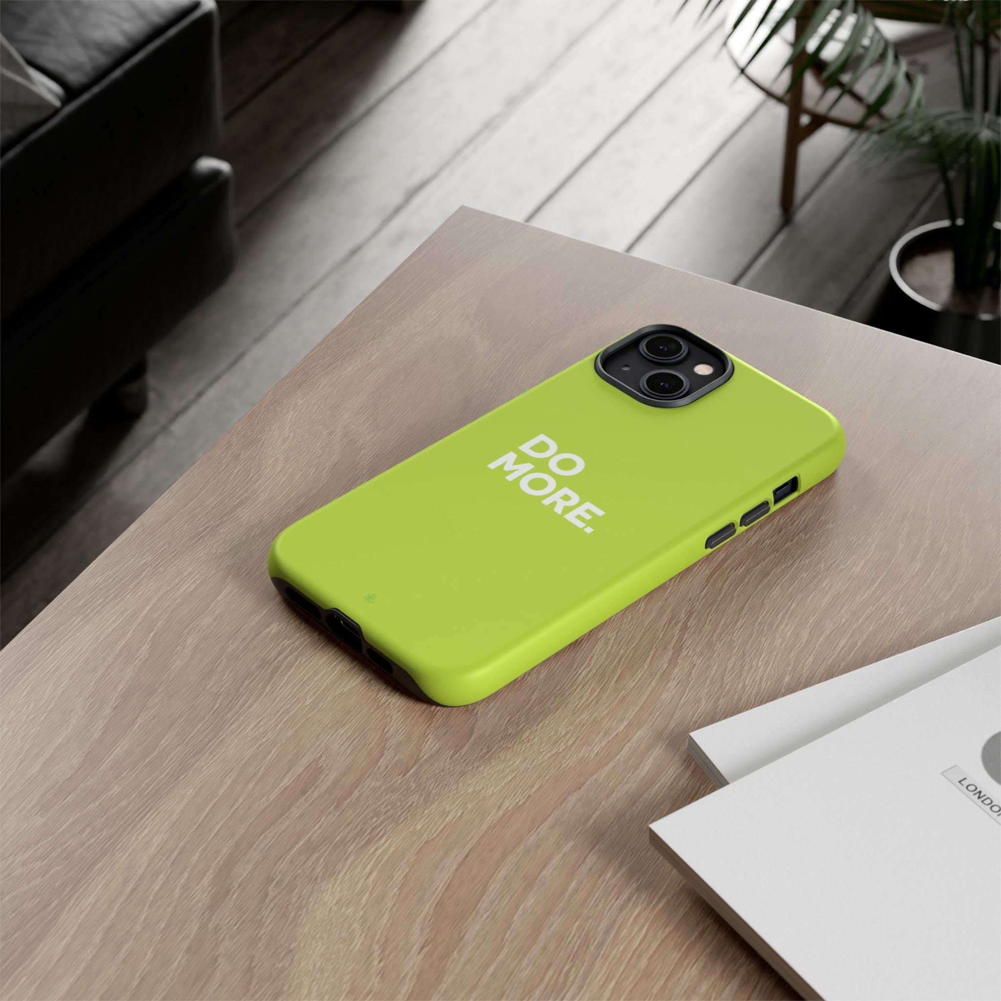 Do More (Neon Yellow) Tough Phone Case for iPhone, Galaxy or Google Pixel