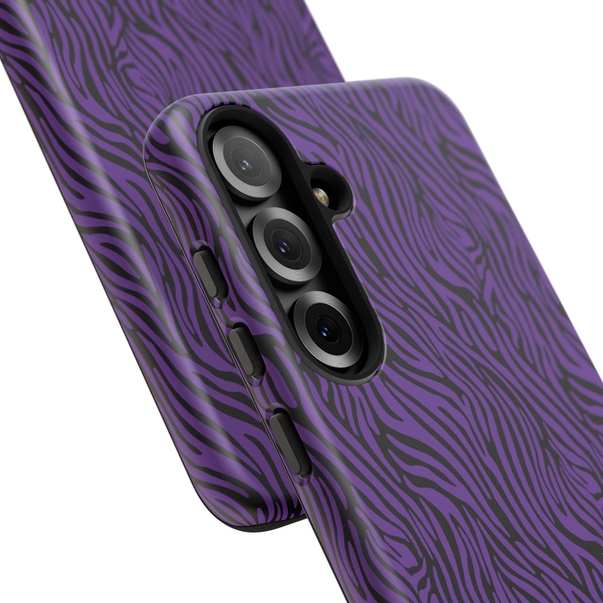 Purple Zebra Tough Phone Case for iPhone, Galaxy, or Google Pixel
