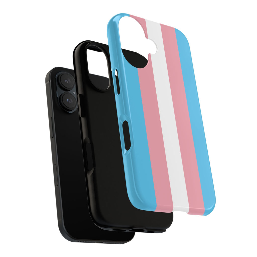 Trans Colors Tough Phone Case for iPhone, Galaxy, or Google Pixel