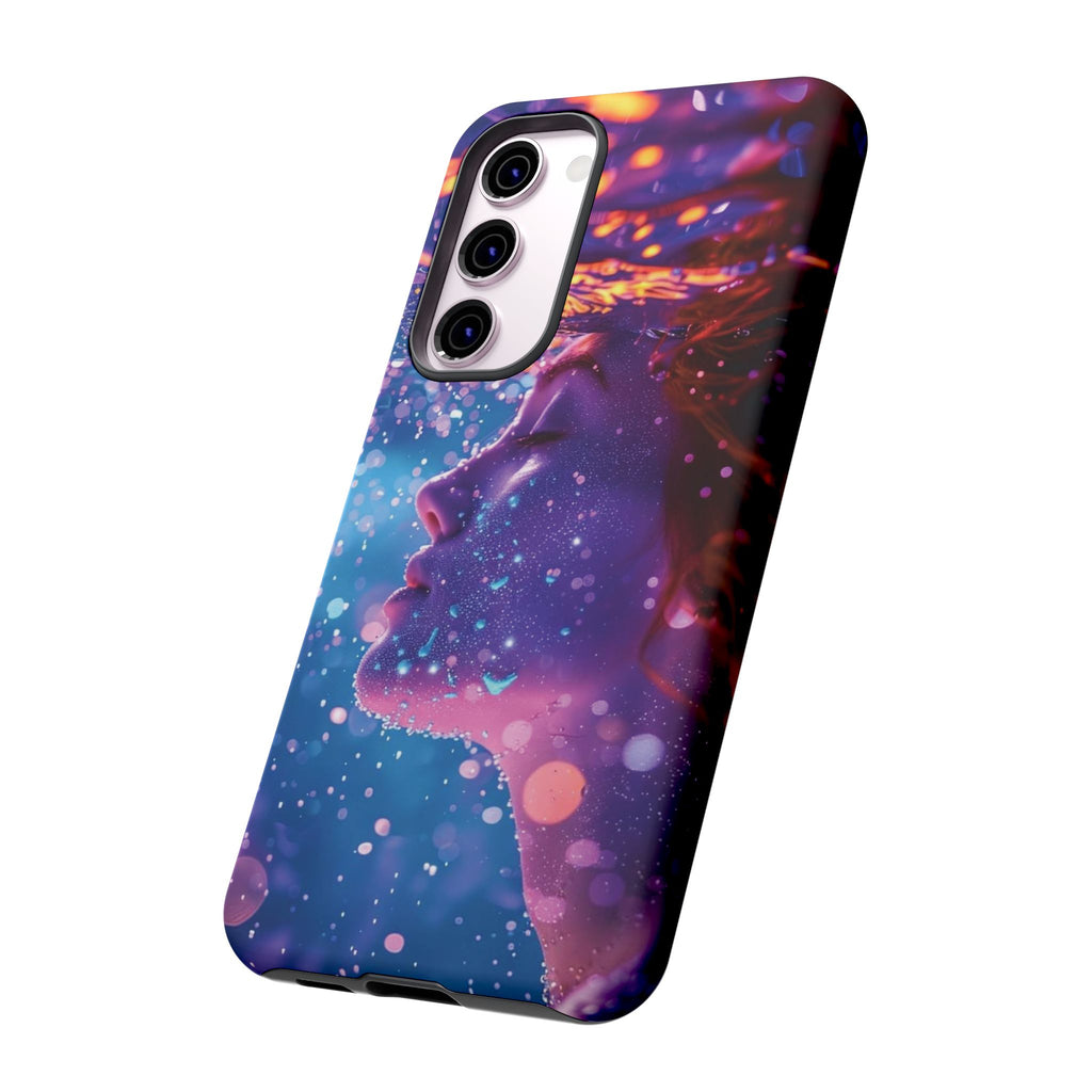 Meditating Underwater Tough Phone Case for iPhone, Galaxy, or Google Pixel