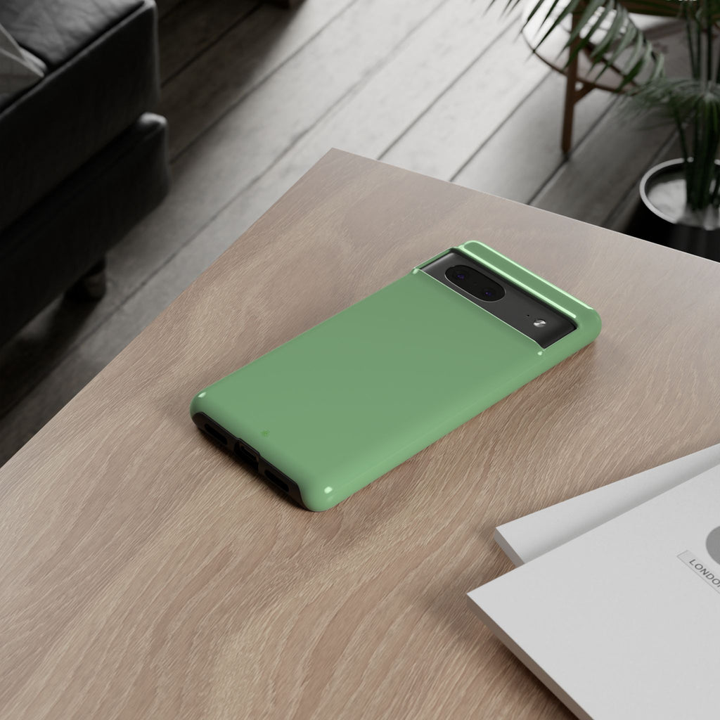 Mint Green Tough Phone Case for iPhone, Galaxy, or Google Pixel