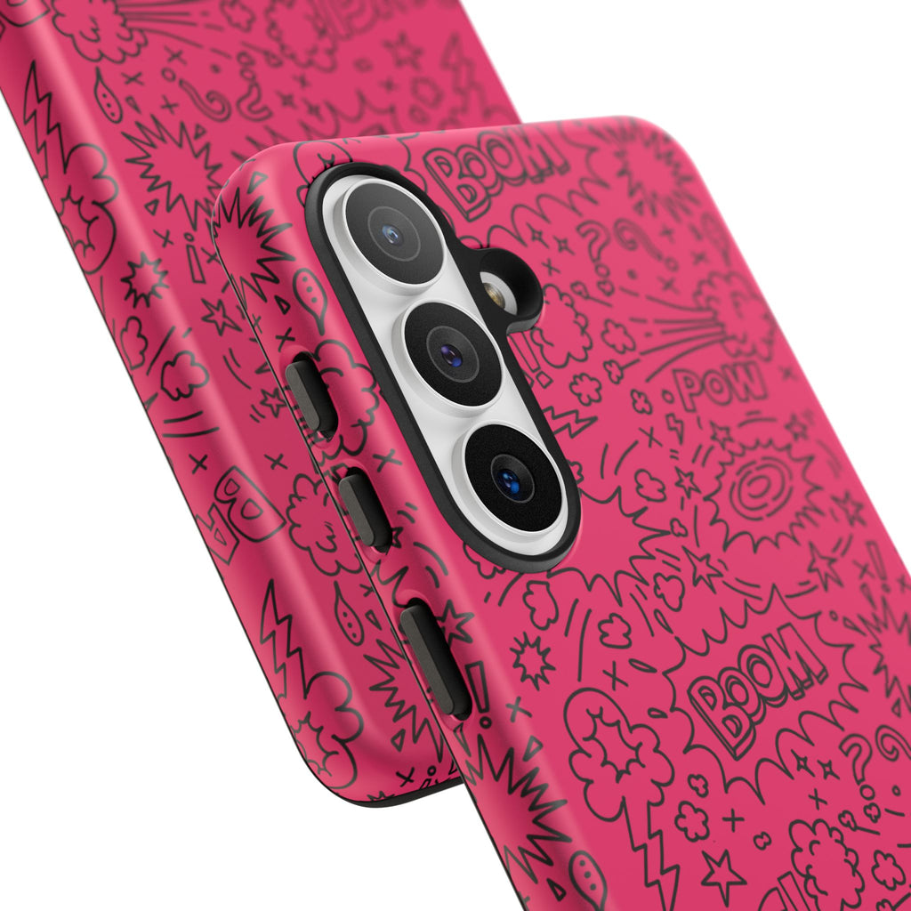 Boom Wow Tough Case for iPhone, Galaxy, or Google Pixel