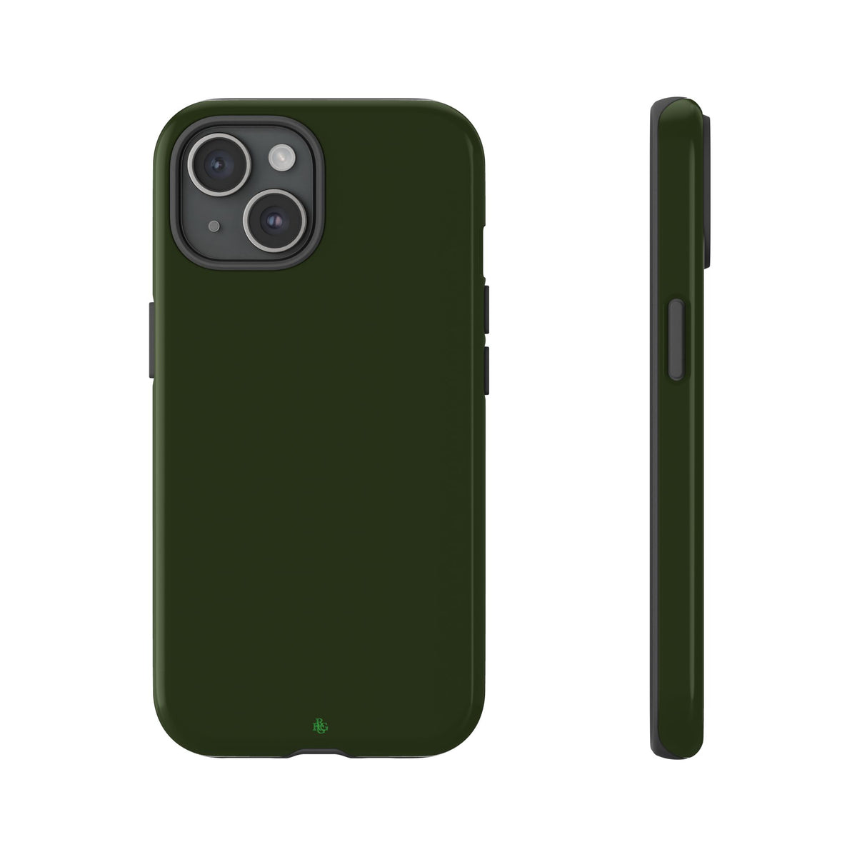 Olive Green Tough Phone Case for iPhone, Galaxy and Google Pixel