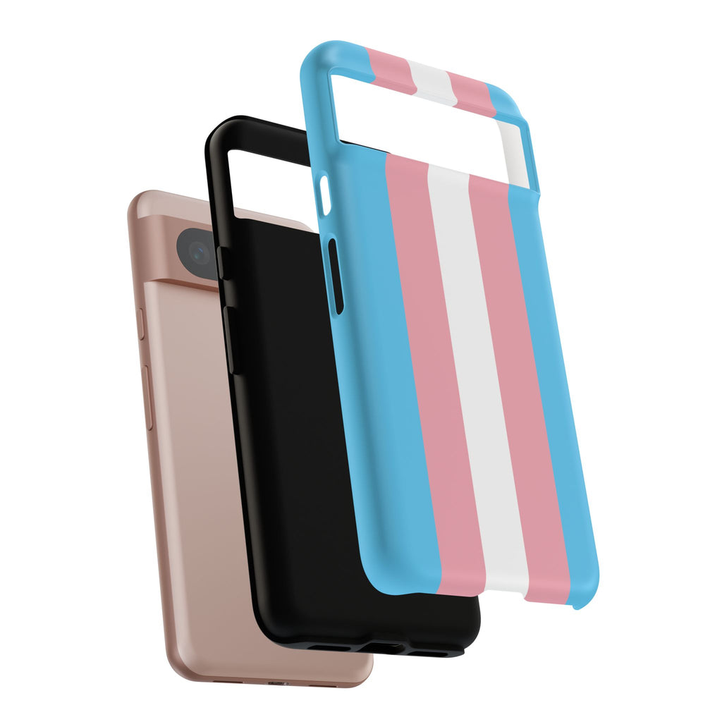 Trans Colors Tough Phone Case for iPhone, Galaxy, or Google Pixel