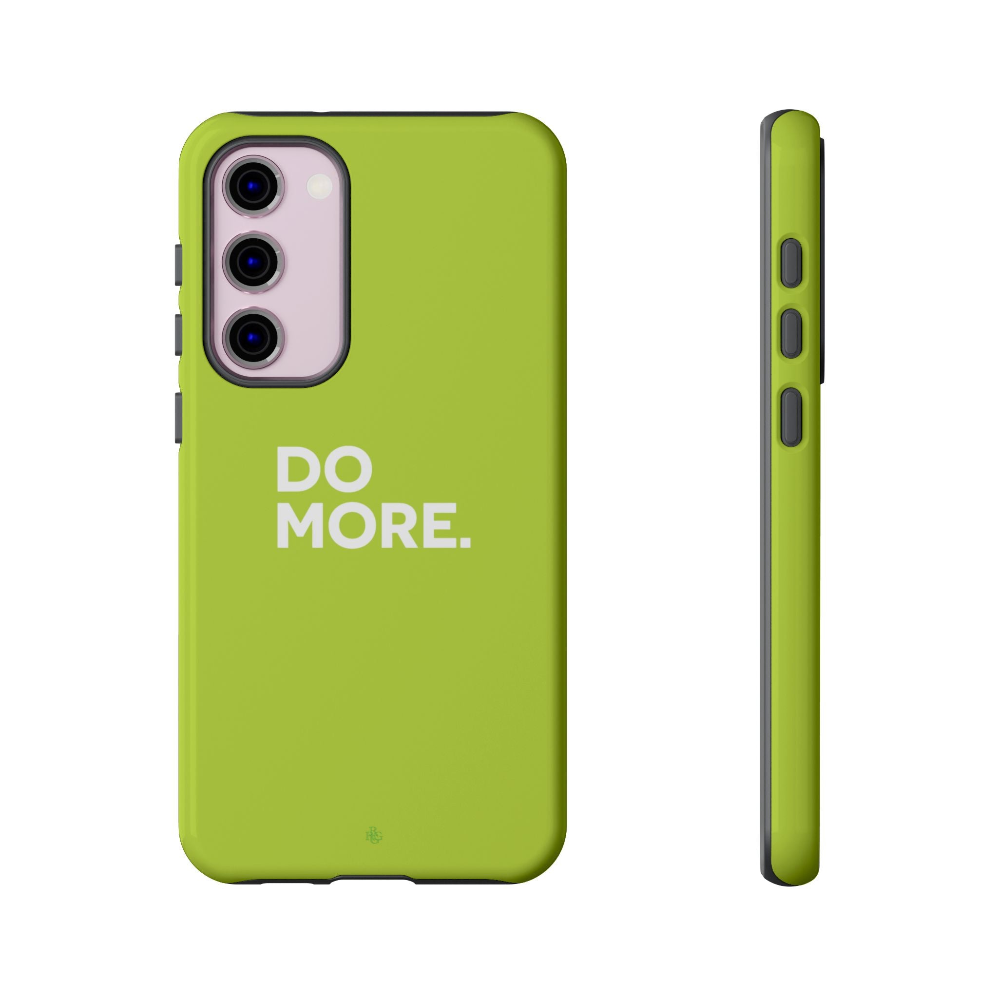 Do More (Neon Yellow) Tough Phone Case for iPhone, Galaxy or Google Pixel