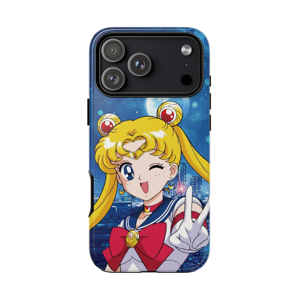 Blue S Moon Tough Case for iPhone, Galaxy, or Google Pixel