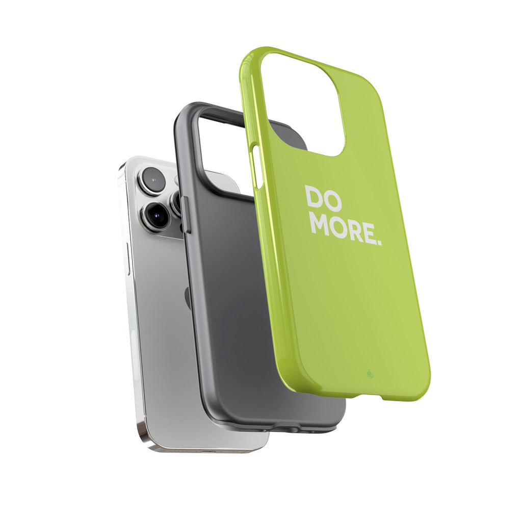 Do More (Neon Yellow) Tough Phone Case for iPhone, Galaxy or Google Pixel