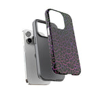 Colorful Leopard Tough Phone Case for iPhone, Galaxy, or Google Pixel