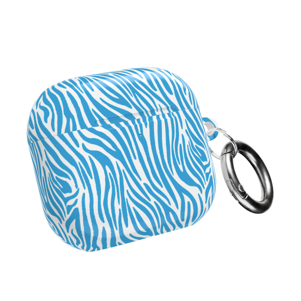 Blue Zebra AirPod Cases