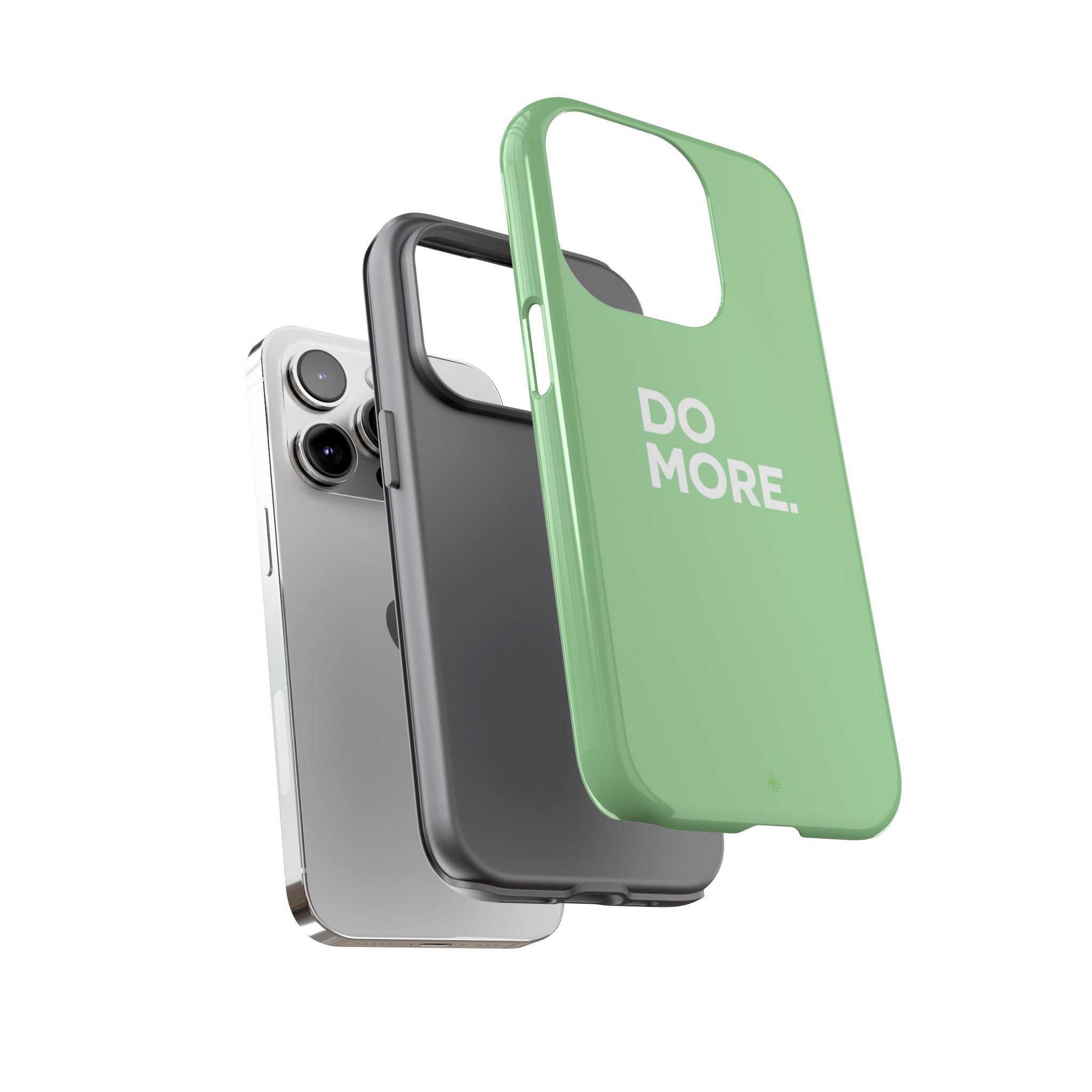 Do More Mint Green Tough Phone Case for iPhone, Galaxy,or Google Pixel
