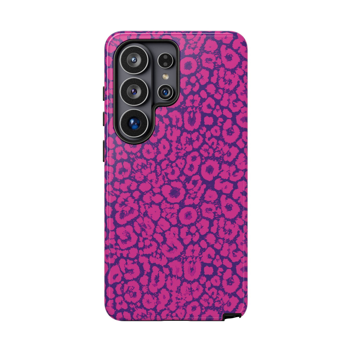 Pink Purple Leopard Tough Phone Case iPhone, Galaxy and Google Pixel