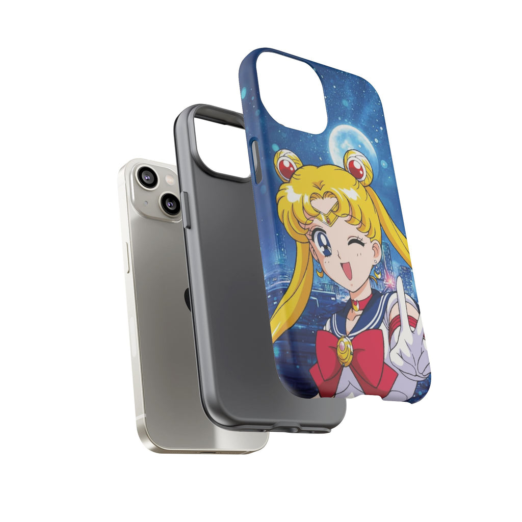 Blue S Moon Tough Case for iPhone, Galaxy, or Google Pixel