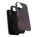 Colorful Leopard Tough Phone Case for iPhone, Galaxy, or Google Pixel