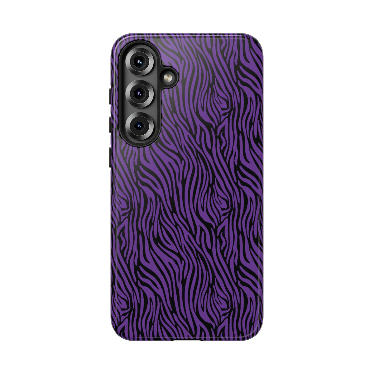 Purple Zebra Tough Phone Case for iPhone, Galaxy, or Google Pixel