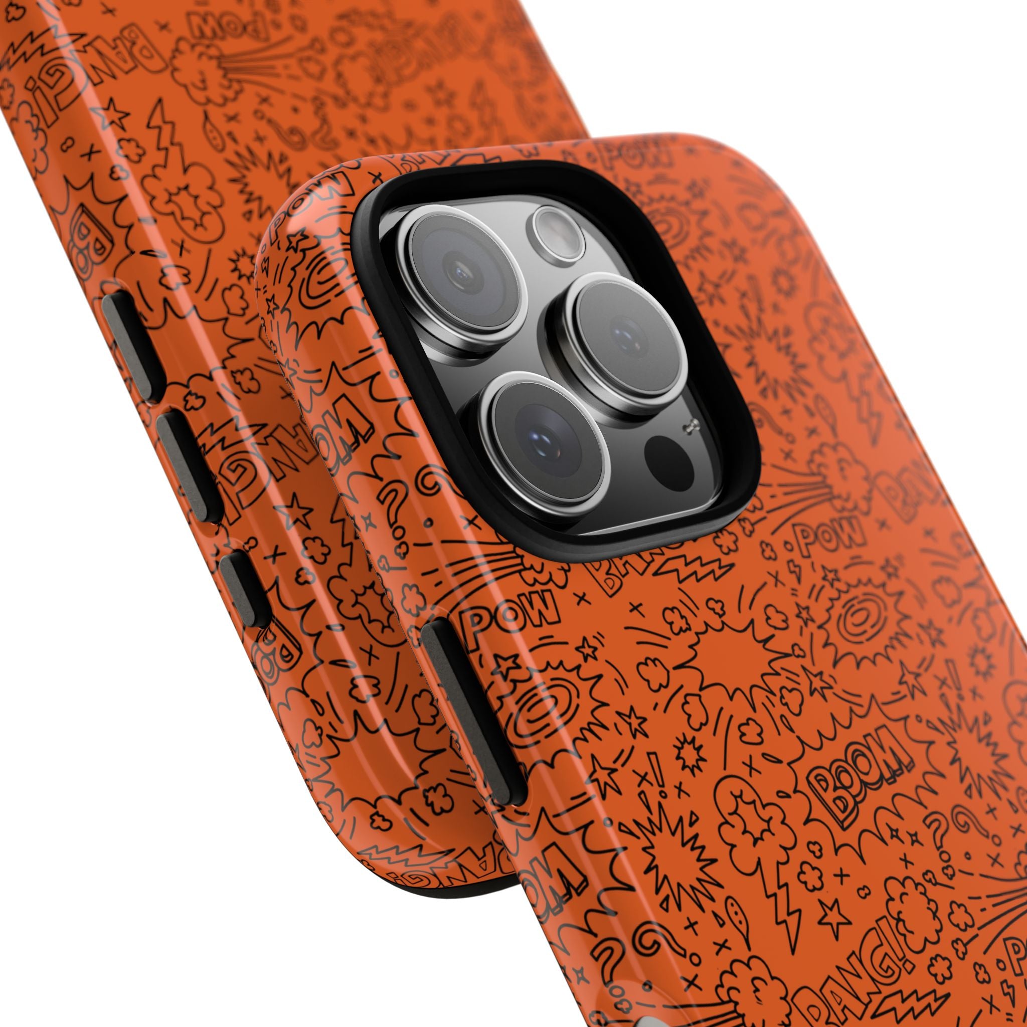 Wow Orange Tough Case for iPhone, Galaxy, or Google Pixel