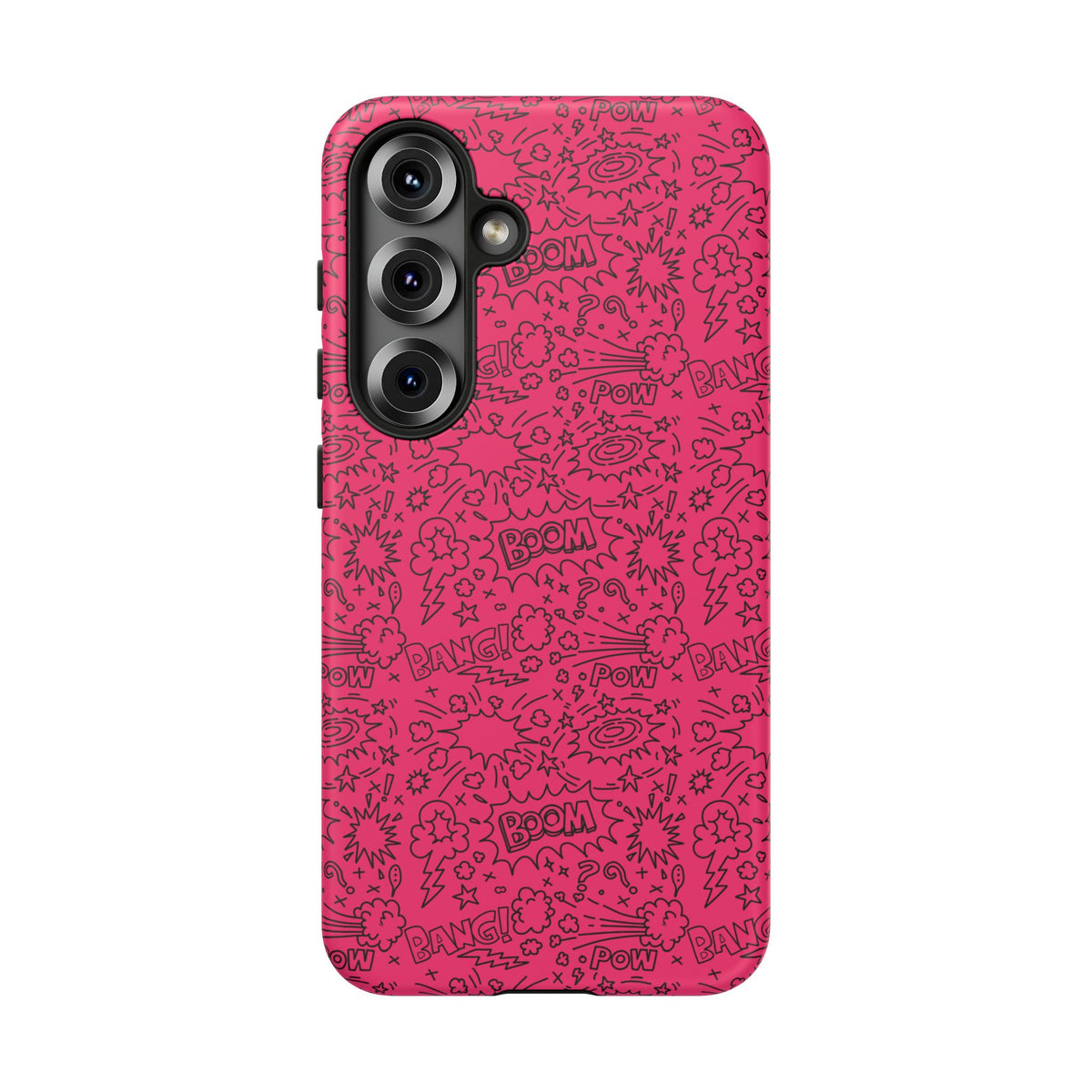 Pink Wow Tough Case for iPhone, Galaxy, or Google Pixel