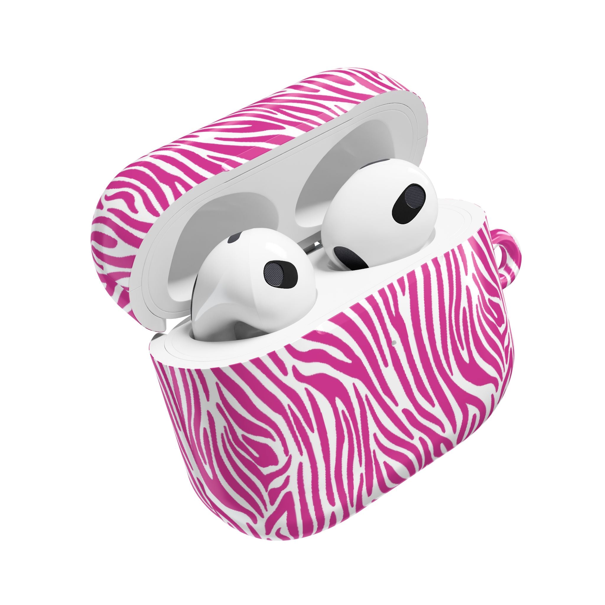 Pink Zebra AirPod Cases