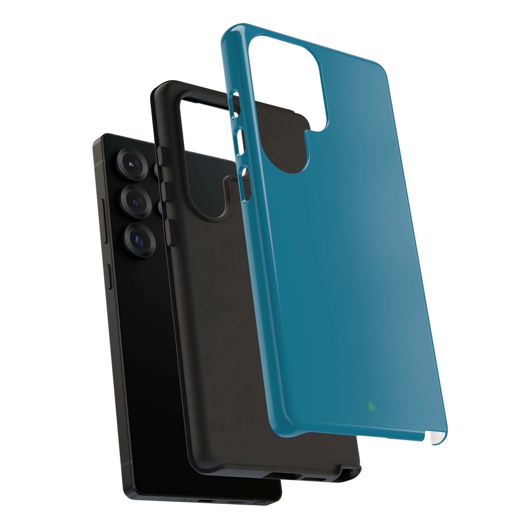 Teal Green RG Tough Phone Case for iPhone, Galaxy, or Google Pixel