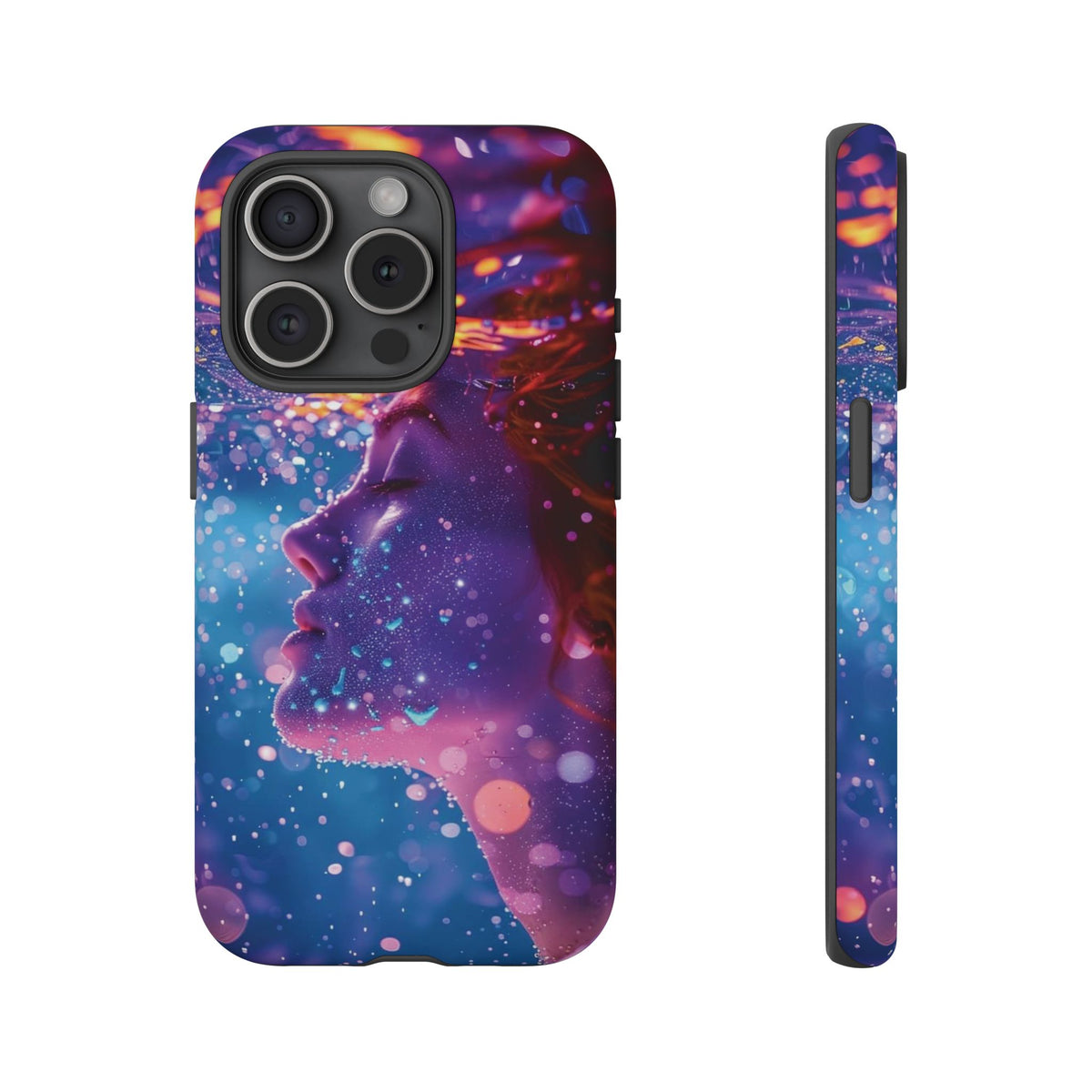 Meditating Underwater Tough Phone Case for iPhone, Galaxy, or Google Pixel
