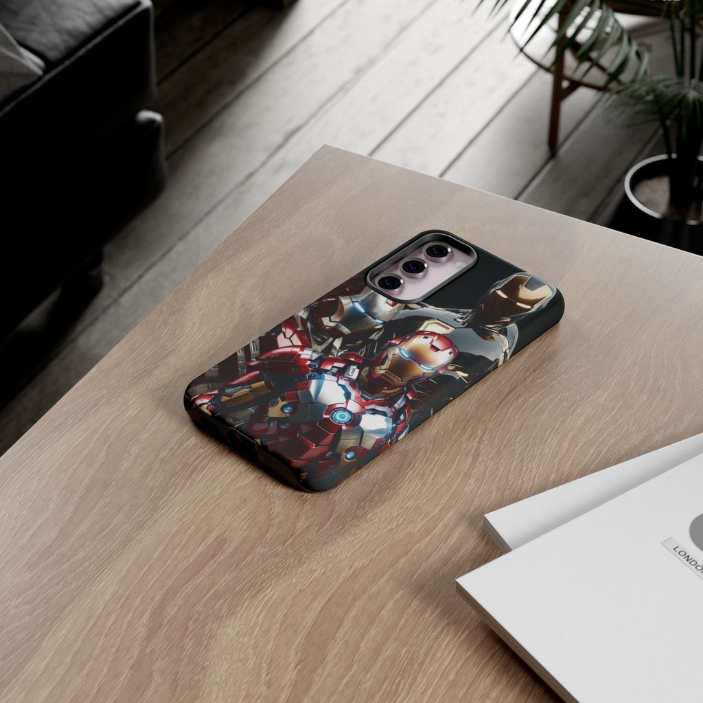 Iron Man Tough Phone Case for iPhone, Galaxy, or Google Pixel
