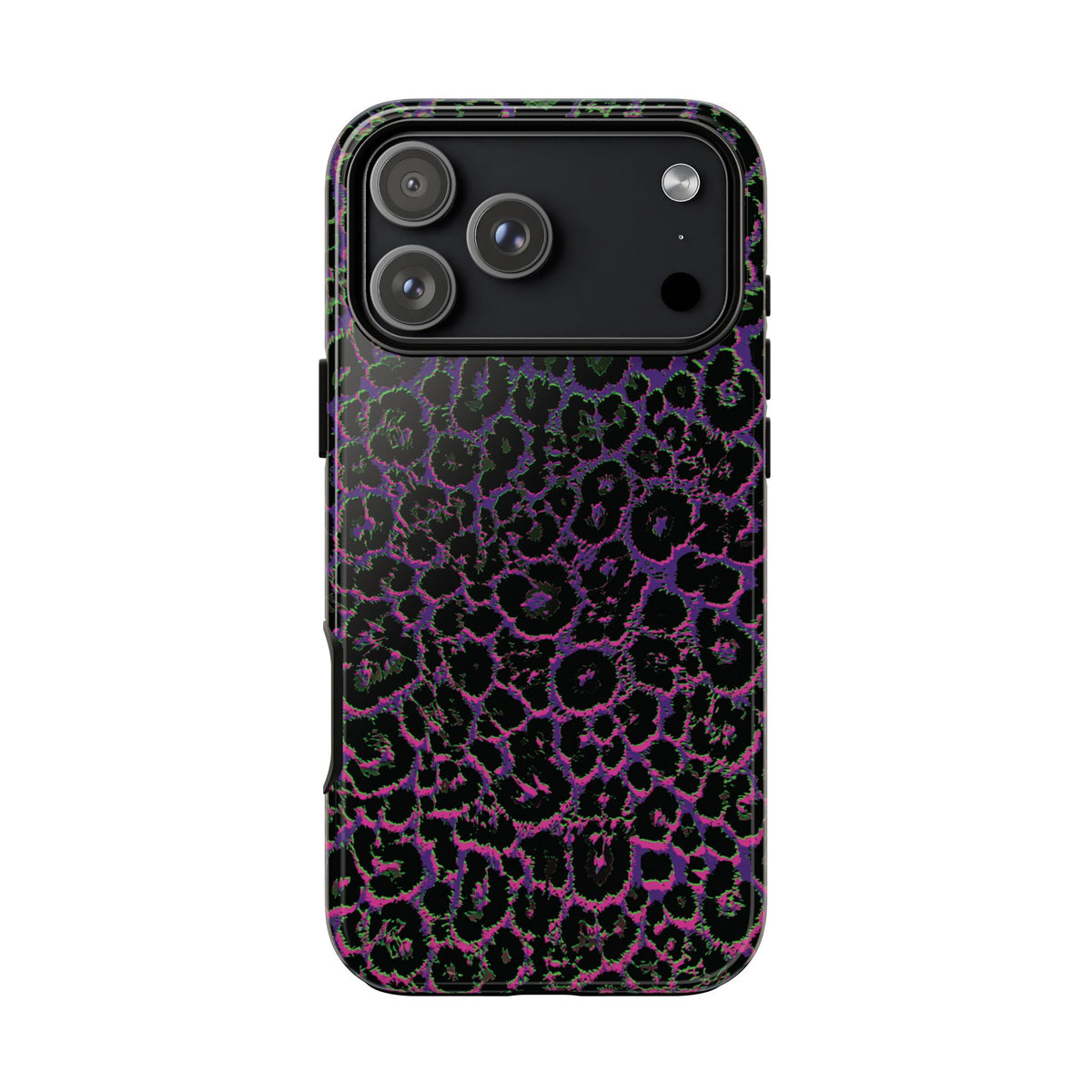 Colorful Leopard Tough Phone Case for iPhone, Galaxy, or Google Pixel