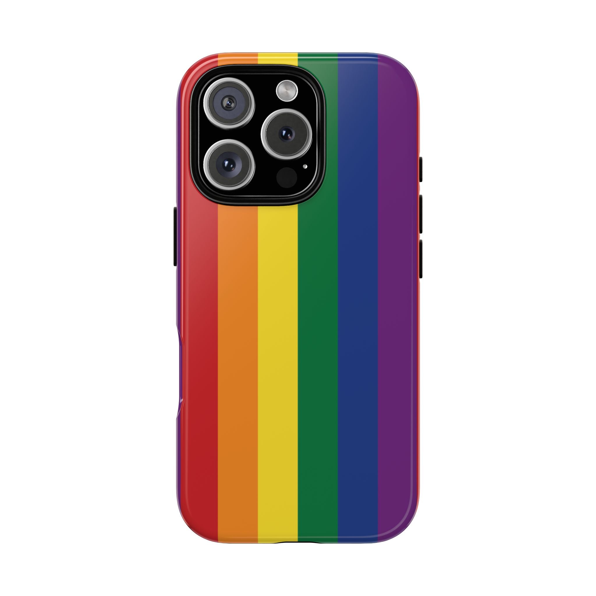 LGBTQ Rainbow Flag Tough Phone Case for iPhone, Galaxy, or Google Pixel