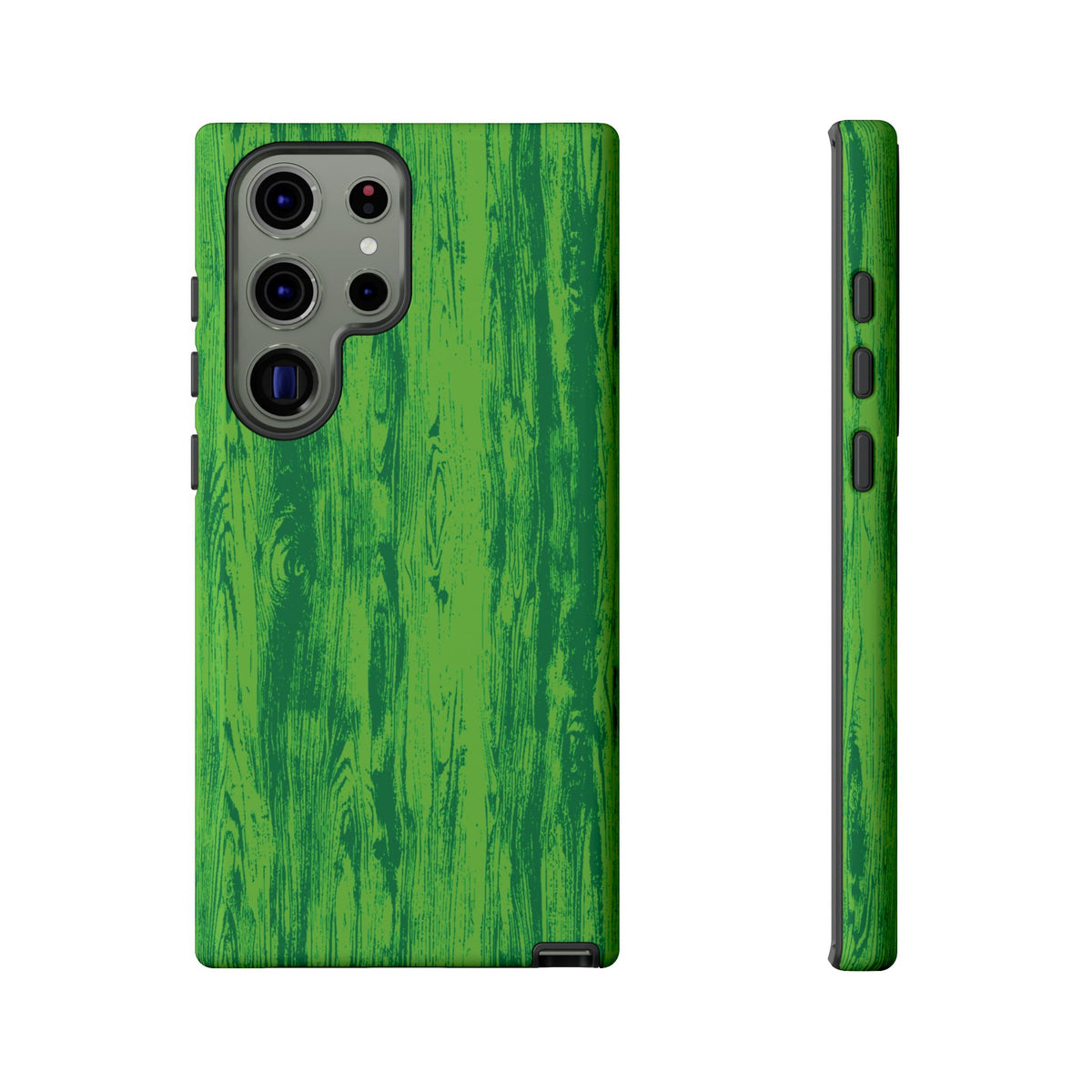 Neon Green Wood Tough Phone Case iPhone, Galaxy, or Google Pixel