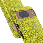 Neon Yellow Wow RG Tough Phone Case for iPhone, Galaxy, or Google Pixel