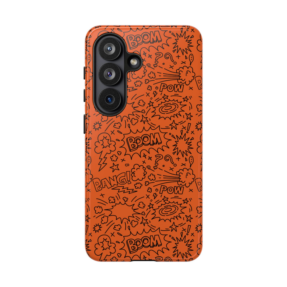 Wow Orange Tough Case for iPhone, Galaxy, or Google Pixel