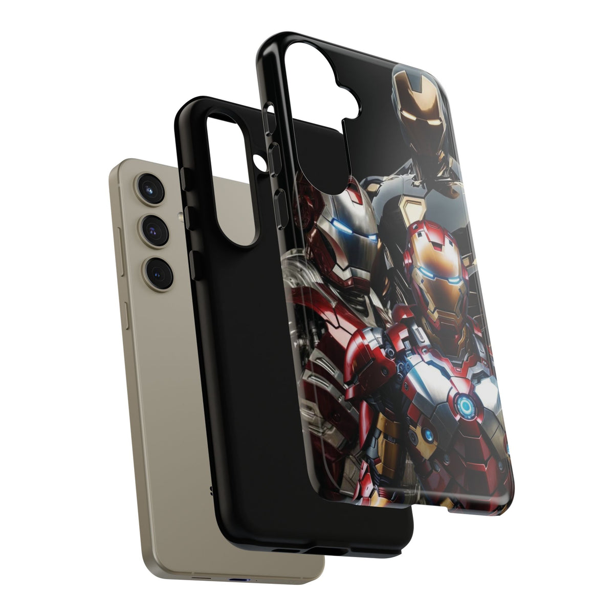 Iron Man Tough Phone Case for iPhone, Galaxy, or Google Pixel