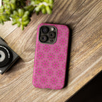 Floresta Heart Pink Tough Phone Case iPhone, Galaxy, or Google Pixel
