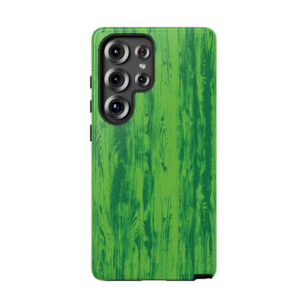 Neon Green Wood Tough Phone Case iPhone, Galaxy, or Google Pixel