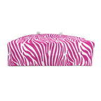 Pink Zebra Eco Friendly Weekender Bag, Travel Tote, Beach Bag