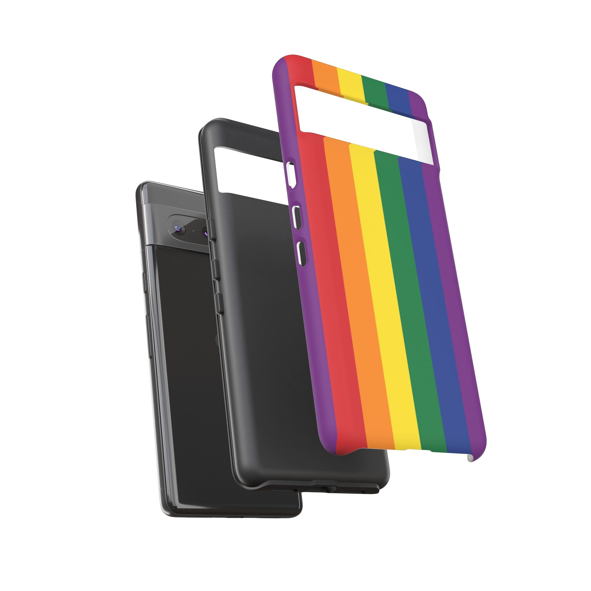 LGBTQ Rainbow Flag Tough Phone Case for iPhone, Galaxy, or Google Pixel
