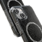 Zebra Magnetic iPhone 14, 15, 16 Series Clear Impact Cases