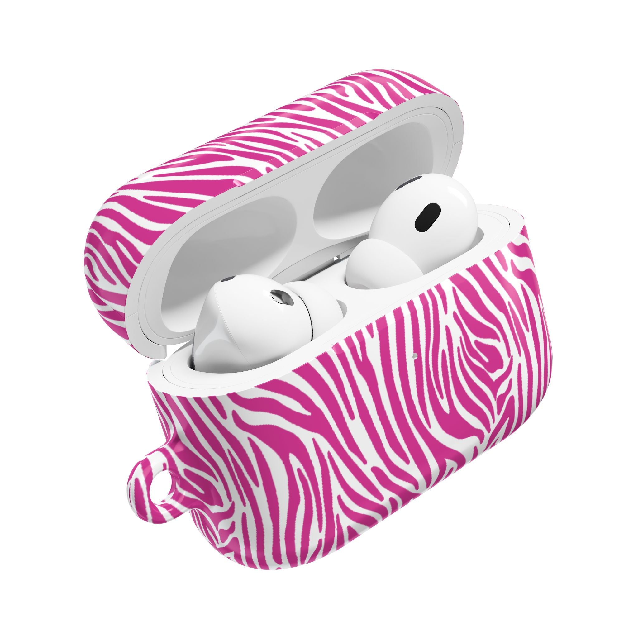 Pink Zebra AirPod Cases