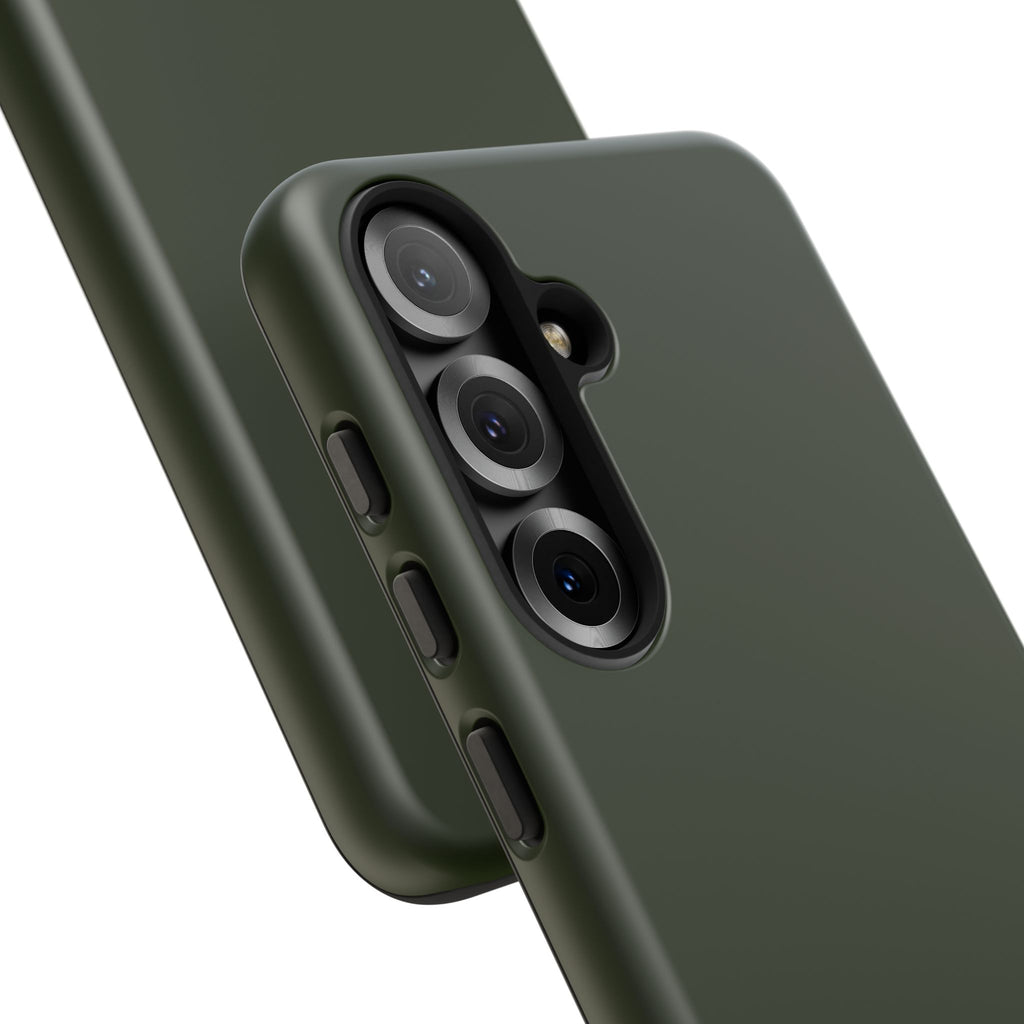 Olive Green Tough Phone Case for iPhone, Galaxy and Google Pixel