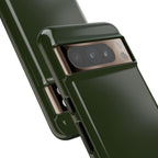 Olive Green Tough Phone Case for iPhone, Galaxy and Google Pixel