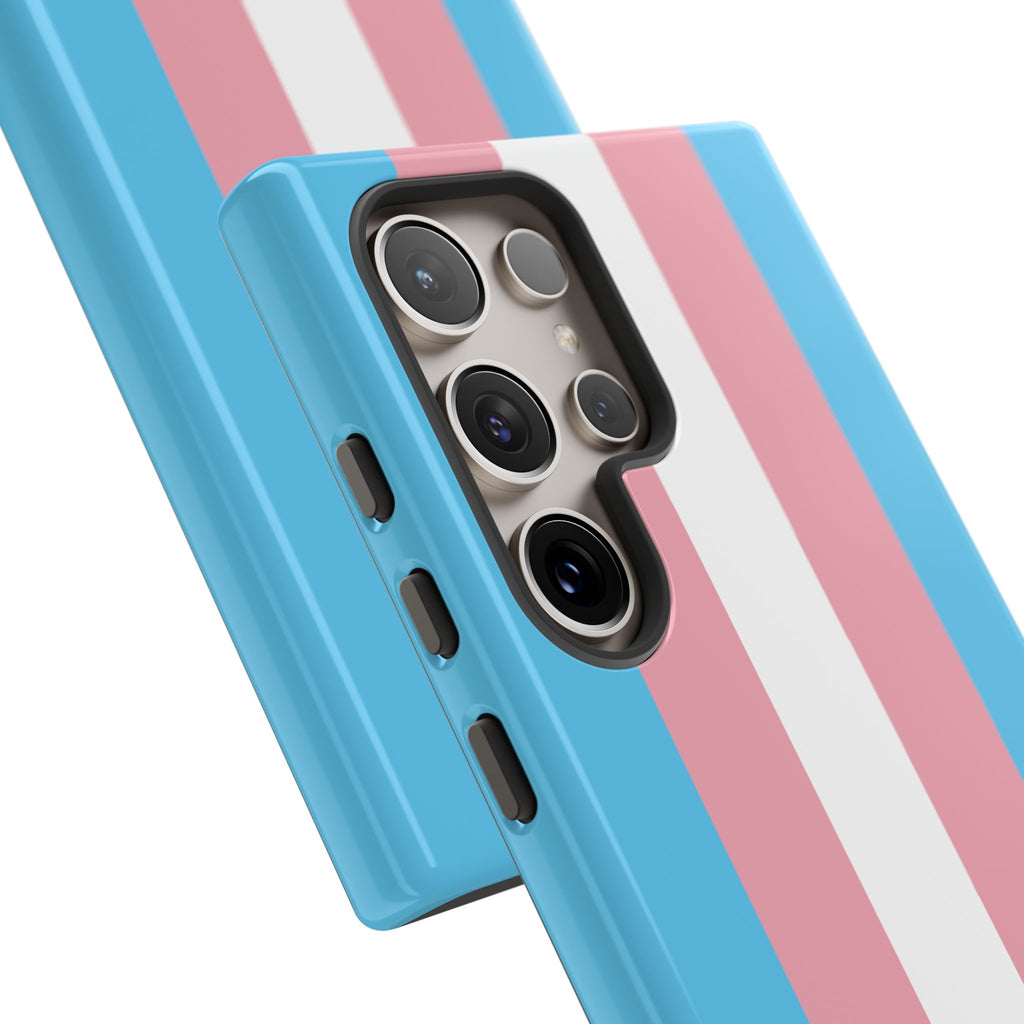 Trans Colors Tough Phone Case for iPhone, Galaxy, or Google Pixel