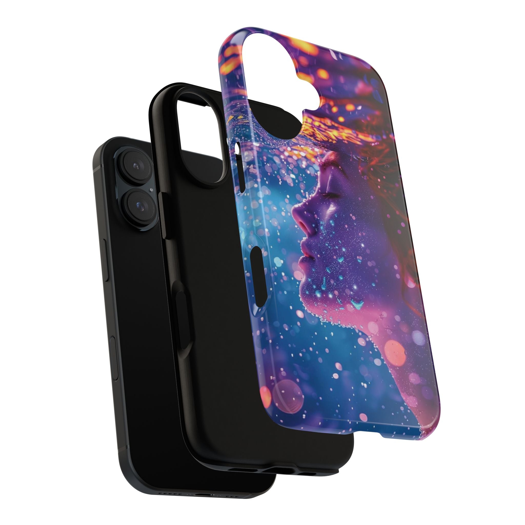 Meditating Underwater Tough Phone Case for iPhone, Galaxy, or Google Pixel