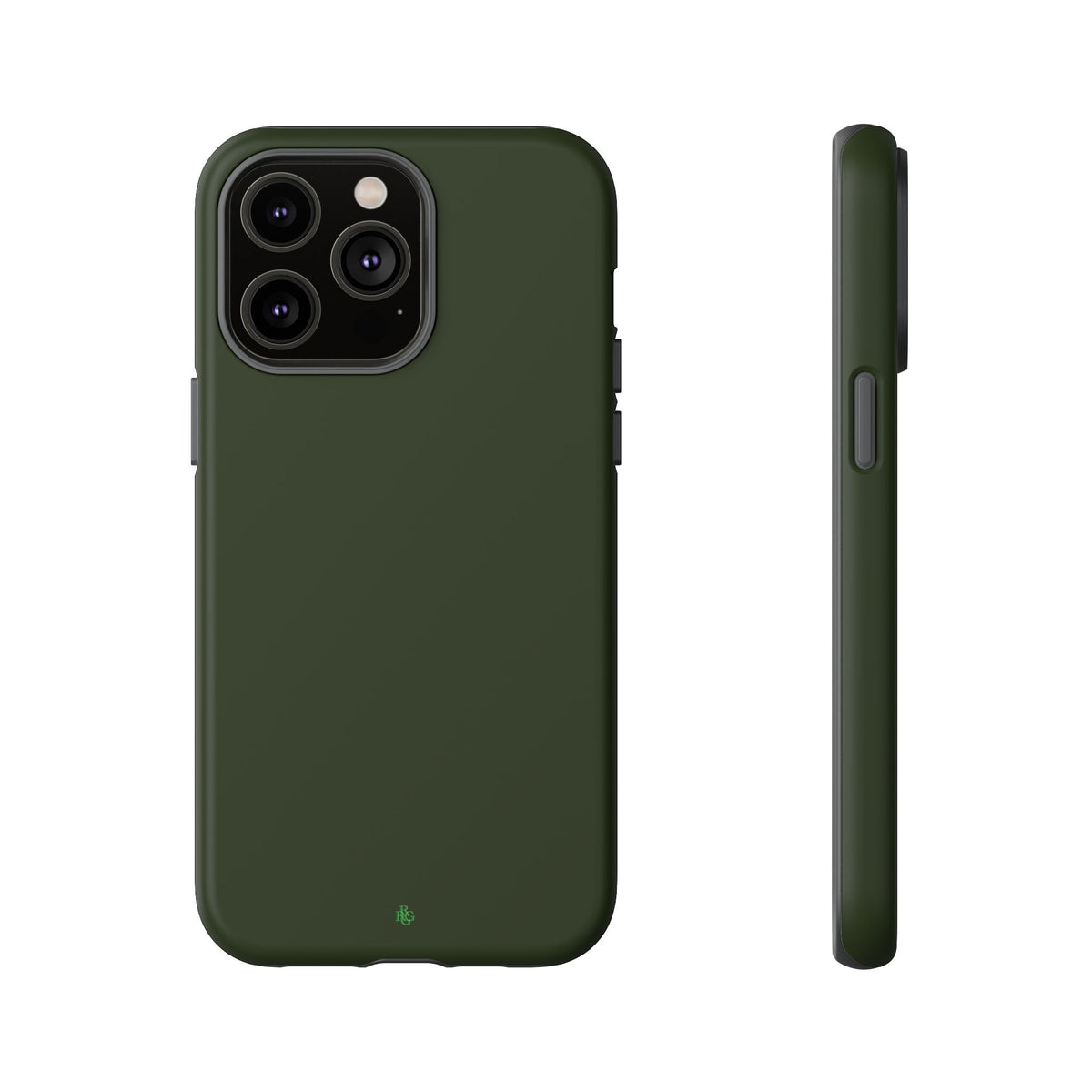 Olive Green Tough Phone Case for iPhone, Galaxy and Google Pixel
