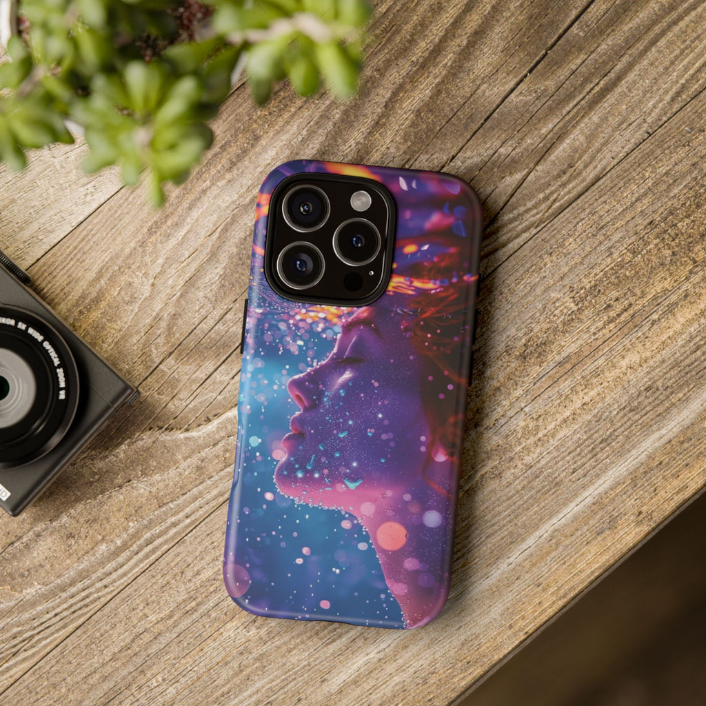 Meditating Underwater Tough Phone Case for iPhone, Galaxy, or Google Pixel