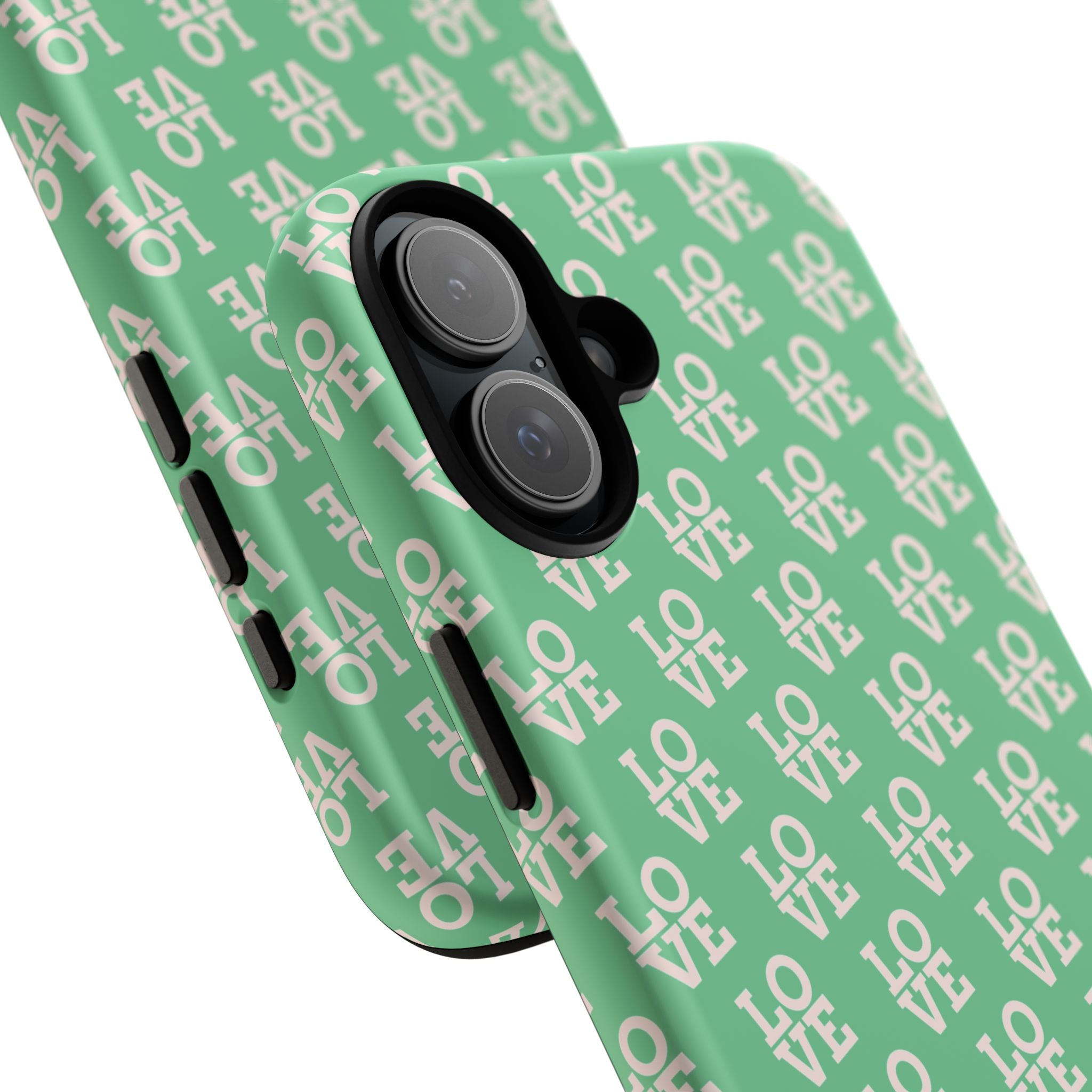 LOVE Aqua Tough Phone Case for iPhone, Galaxy, or Google Pixel