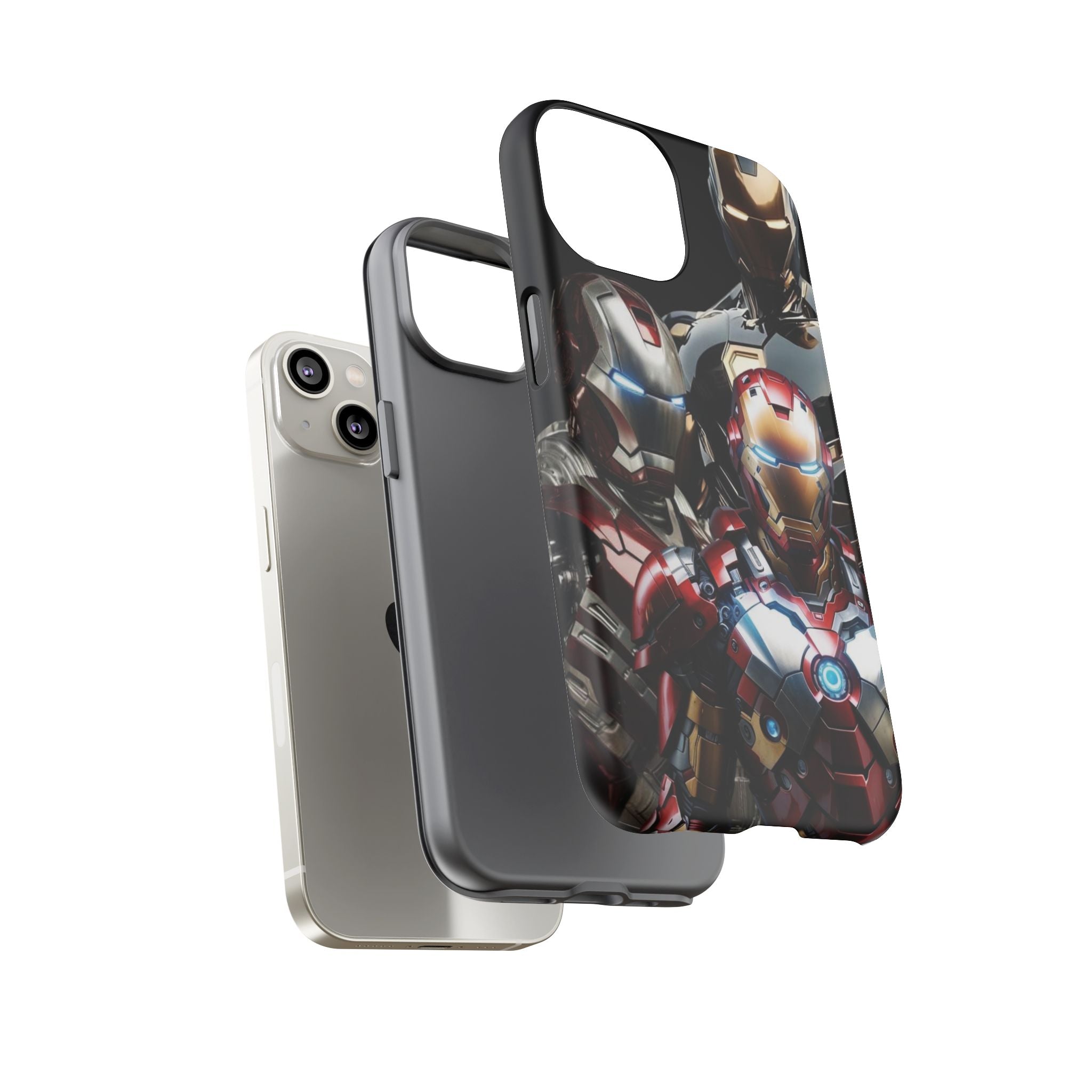 Iron Man Tough Phone Case for iPhone, Galaxy, or Google Pixel