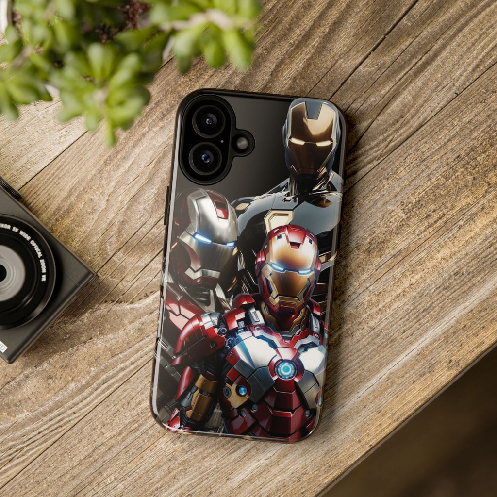 Iron Man Tough Phone Case for iPhone, Galaxy, or Google Pixel