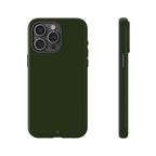 Olive Green Tough Phone Case for iPhone, Galaxy and Google Pixel